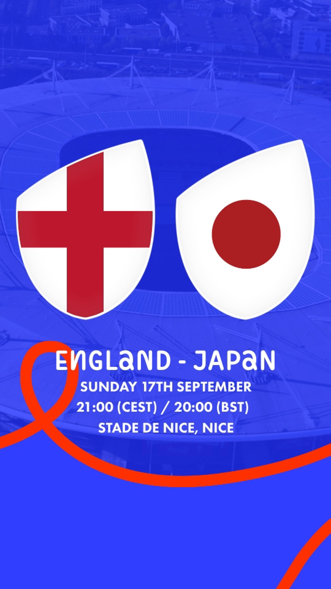 公式ショップ】 ラグビーワールドカップ2023 ENGLAND v JAPAN 